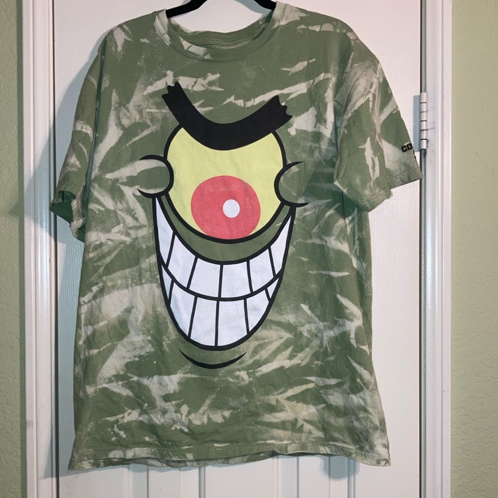 Nickelodeon - Plankton, T Shirt , Large, EUC